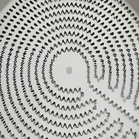 Plaque chauffante électrique ronde en métal SN/NO SN-200D, 2000W, 220V, infrarouge, pour cuisine commerciale et hôtelière