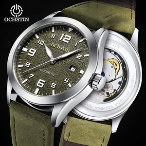 Reloj Mecánico Automático para Hombre con Logotipo Personalizado, Marca Privada OEM ODM, Luminoso, con Calendario y Fondo de Esqueleto - Product Image 2
