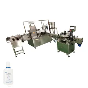 Máquina de enchimento de garrafa, solução de enchimento de líquido químico para lente de contato