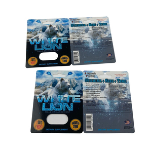 Großhandel Rhino 69 Rhino Pills Erektile Dysfunktion/3D-Karte Kapseln Verpackung/Display Papier boxen/Sex Pille Kapsel Silver Bulle - Product Image 4