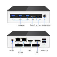 Mini PC X86 Dual Lan 8K 64GB I7-1255U 12.ª Generación Micro Intel Nuc Nano con DDR5 y Enchufes AU/US/CN