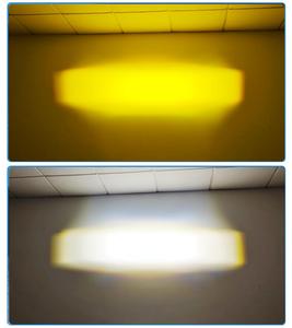 IDISON GS4 12V 40W Bi-LED Projecteur à lentille ultra-mince à quatre yeux, projecteurs de calandre jaune et blanc bicolores 6000Lm pour Hilux Prius - Product Image 5