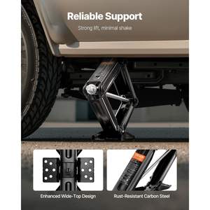 9000 Lbs 23.4 in RV Scissor Jacks Lot de 2 accessoires extérieurs pour le nivellement du stabilisateur - Product Image 4