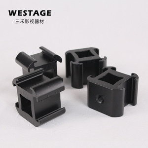 Westage อะแดปเตอร์เสียบแฟลช3ทางสำหรับกล้องโทรศัพท์ไมโครอุปกรณ์สตรีมสดอลูมิเนียมอัลลอยอย่างรวดเร็ว - Product Image 3