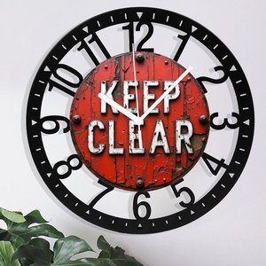 Horloge murale circulaire en fer de 25 cm avec une production et des délais de livraison efficaces - Product Image 5