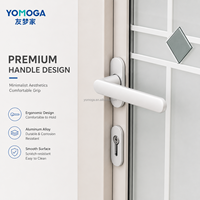 Puerta Batiente de Aluminio con Marco Ultra Delgado y Vidrio Insonorizado, Personalizada, para Baño
