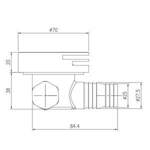 Bec <span class=keywords><strong>Nikki</strong></span> en laiton de haute qualité de conception sud-africaine pour drains - Product Image 3