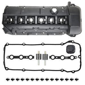 Couvre-culbuteurs du moteur M54 pour BMW E39 E46 E53 E83 E85 - 2.5L 3.0L 320i 325i <span class=keywords><strong>330i</strong></span> 525i 530i 325Ci Z4 #   11127512839 11120030496 Usine - Product Image 1