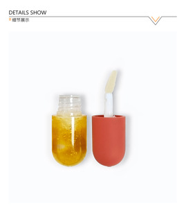 Huile à lèvres au gingembre en mini-capsule personnalisée MLM, marque privée, volumisante, hydratante, végane, sans cruauté, soin des lèvres, gloss hydratant - Product Image 4