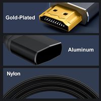 Cable HDMI 2.2 de Alta Calidad, Ultra Alta Velocidad 96Gbps 16k, Compatible con PS5, Xbox, HDTV