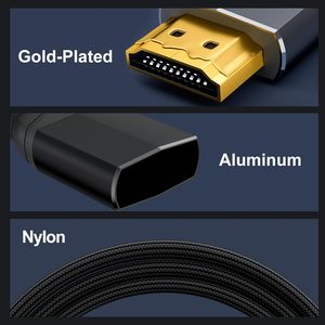 <span class=keywords><strong>Cable</strong></span> <span class=keywords><strong>HDMI</strong></span> 2.2 de Alta Calidad, Ultra Alta Velocidad 96Gbps 16k, Compatible con PS5, Xbox, HDTV - Product Image 5