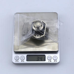 Serrure à bouton de porte d'armoire contemporaine en acier inoxydable sans clé avec poignée pour une utilisation en extérieur - Product Image 4