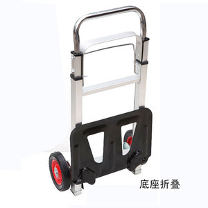 अनुकूलन योग्य पोर्टेबल फोल्डिंग एल्यूमीनियम ट्रॉली प्लेटफॉर्म ओएम हैंड कार्ट गार्डन उपकरण परिवहन दो पहिया लॉक योग्य - Product Image 6