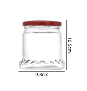 Frasco de Vidrio de Alta Calidad de 70 ml, Redondo, para Miel, Grado Alimenticio, Transparente, Vacío, para Envasar Nido de Pájaro, con Tapa Metálica de Rosca - Product Image 1
