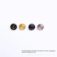 Mini boutons-ancres de 5 mm et 6 mm pour manteaux et vestes de poupées BJD, accessoires de boutons en alliage de zinc écologiques pour vêtements de petites poupées