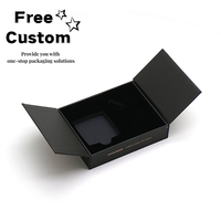 Coffret cadeau cosmétique à double aspiration magnétique personnalisable Boîte d'emballage de cils personnalisée en matériaux recyclés