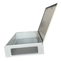 Boîtier de distribution en acier poli étanche IP66 YQBOX ME806020 pour électronique et instruments