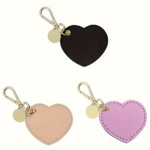 Wholesale Pu Leather Luxury Women Pendant Elegant Pretty Promotional Shaped Heart Keychain <b>Bag</b> <b>Charms</b> - Product Image 4