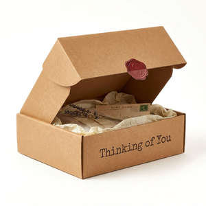 Caja de Regalo Personalizada para Expresar Tu Cariño a Larga Distancia, con Papel de Seda, Tarjetero y Embalaje para Regalos de Amistad - Product Image 1