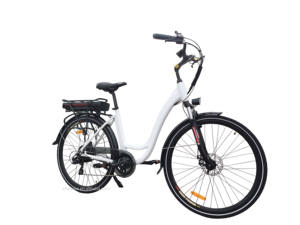 Kit de roues de vélo électrique 28 pouces 350W 7 vitesses Batterie au lithium Frein à disque électronique avant/arrière Vélo de ville pour femmes - Product Image 3