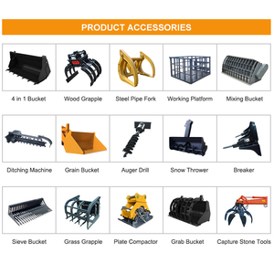 Kontrol hidrolik operasi mudah Forklift artikulasi Serba Guna untuk pertanian dan ternak - Product Image 5