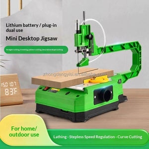 Nueva Sierra de Mesa Eléctrica Multifuncional, Sierra Pequeña para Tallar Madera en el Hogar - Product Image 5