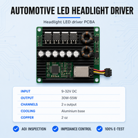 Fabricant de circuits imprimés pour phares LED automobiles avec assemblage de circuits imprimés sur mesure, fabricant d'assemblages de circuits imprimés, fournisseur de fabrication de circuits imprimés