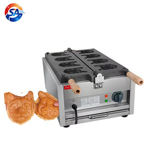 Nueva Máquina Popular Comercial <span class=keywords><strong>para</strong></span> Hacer Galletas con Forma de <span class=keywords><strong>Cachorro</strong></span>, Máquina de Waffles Eléctrica a Gas con Control de Temperatura, Temporizador <span class=keywords><strong>para</strong></span> Cabeza de <span class=keywords><strong>Bulldog</strong></span> <span class=keywords><strong>Francés</strong></span> - Product Image 5