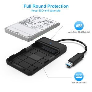 Customize USB 5 Gbps <b>External</b> <b>Hard</b> <b>Drive</b> Enclosure Type-C/A 2.5 Inch <b>SSD</b> Tool-Free NVMe With JMS578 to USB - Product Image 5