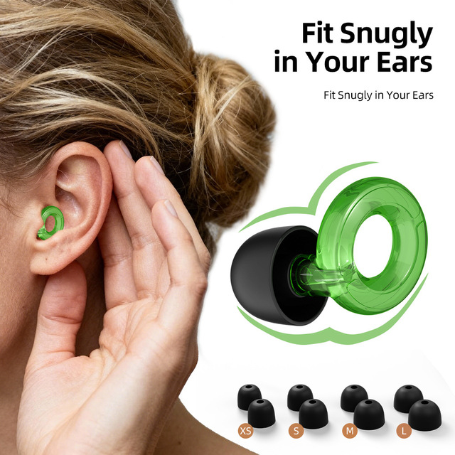 Musician Earplugs Noise Reduction Oem Sleep Black Electroplated Sleeping Ear Plugs Noise Cancelling Ear Plugs Music Earplugs