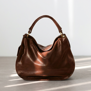 Borsa a Mano in Vera Pelle Direttamente dalla Fabbrica, Stile Retrò per Donne, Hobo Ledertasche Damen, Tracolla Intrecciata Artigianale, Borsa a Spalla per Lavoro Quotidiano - Product Image 4