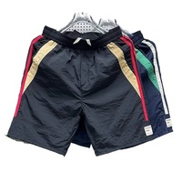 Pantalones Cortos Capri de Verano 2026 para Hombre, Estilo Urbano, Finos, de Secado Rápido, Atléticos, de Longitud Media, Sueltos, con Bordado y Parches, de Seda Helada, con Cierre de Cremallera