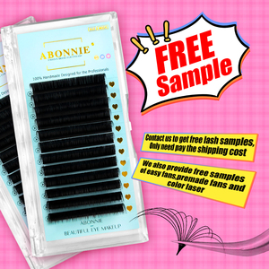 Abonnie Special Flare Lash <strong>C</strong> D <strong>Curl</strong> Volume Eyelash Extension 0.07Mm Black Cilia Silk Individual Lash Trays Wholesale Extension - Product Image 4