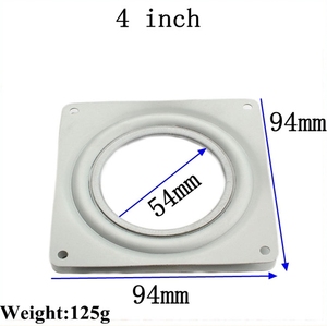 מפעל לשקע כיכר הולו מגש סובב ארגונית מסתובב מנגנון <span class=keywords><strong>4</strong></span> אינץ 94mm כדור נושאות 360 תואר מסתובב פטיפון - Product Image 2