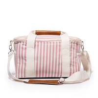 Sac isotherme de pique-nique isotherme de qualité supérieure avec logo personnalisé Boîte de sac isotherme pour le déjeuner avec glacière de voyage en toile pour la nourriture et les boissons