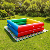 Piscine Gonflable Extérieure en PVC Haute Qualité à Prix Abordable, Aire de Jeu Aquatique pour Enfants avec Balles, à Vendre