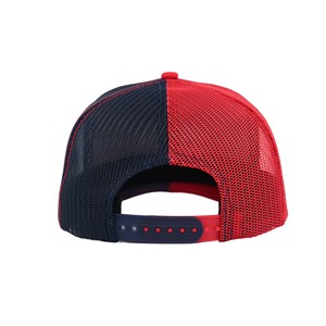 Casquette de camionneur personnalisée de haute qualité Tcap Chine avec logo brodé et patchs bicolores - Product Image 5