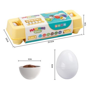 <span class=keywords><strong>Jouet</strong></span> éducatif pour la petite enfance, puzzle d'appariement pour bébé, reconnaissance des couleurs et des formes, <span class=keywords><strong>jouet</strong></span> d'imitation Montessori, œuf - Product Image 2