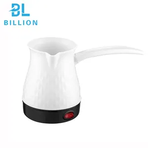 0.6L 350W Colore Bianco di Nuovo Disegno di Plastica Del Corpo Elettrico Turchia Caffè Bollitore Pentola Guangdong Produzione