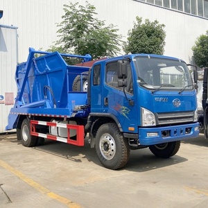 Camion benne basculante FAW 4x2 9m³ à bras articulé pour la collecte des déchets, prix usine, à vendre - Product Image 4