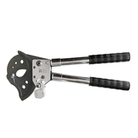 Coupe-câbles manuel à cliquet télescopique J52 52 mm 500 mm² pour câbles blindés en cuivre et aluminium