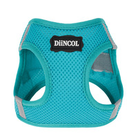 Nouvel Arrivage Transfrontalier Harnais de Type Gilet pour Chien de Petite Taille en Polyester Respirant Réfléchissant Anti-rupture pour l'Extérieur avec Laisse