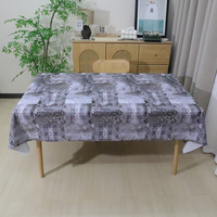 Nappe de table écologique moderne en PVC, faite à la main, imperméable, résistante à l'huile, réutilisable, durable, taille personnalisée, motif végétal, marque Boen