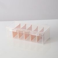 Boîte en plastique PP rectangulaire transparente de haute qualité, durable et recyclable, semi-transparente pour les cartes à jouer et les jetons de poker