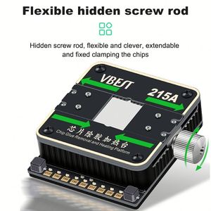 VBST-215A sấy sơ bộ nền tảng nhiệt độ không đổi BGA keo loại bỏ trạm cho Iphone Android CPU <span class=keywords><strong>NAND</strong></span> <span class=keywords><strong>Flash</strong></span> IC chip sửa chữa - Product Image 5
