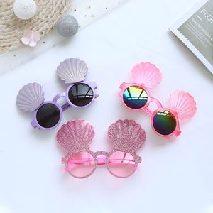 Hawaii Tropical Party Sonnenbrille Flamingo Hawaiian Luau Pool Beach Party Dekoration liefert lustige Hai Brille Foto Requisiten - Product Image 2