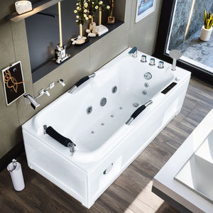 만드렉스 1045M 럭셔리 모던 1.7미터 일본산 직사각형 아크릴 욕조 프리 스탠딩 볼텍스 서프 에어 마사지 배수구 60갤런 이상 - Product Image 2