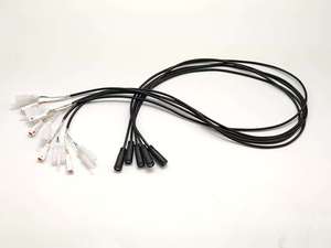 Cable de acelerador y bocina M8 de 90cm personalizado de fábrica, enchufe impermeable de 2-6 núcleos de alta calidad, aplicación de bicicleta eléctrica y motocicleta - Product Image 5