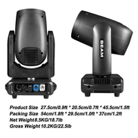 Igreslite Cabeza Móvil Beam 14R de 295W, Luz de Escenario, Mini Beam 295 con Anillo LED, Luz Sharpy de Cabeza Móvil para Discoteca, Club y DJ