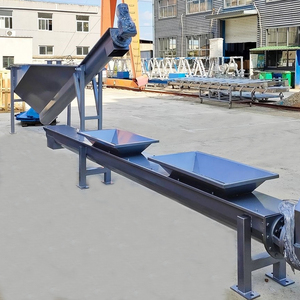 Tự động shaftless vít băng tải Ống tời bùn truyền đạt và nhấn máy tích hợp - Product Image 3